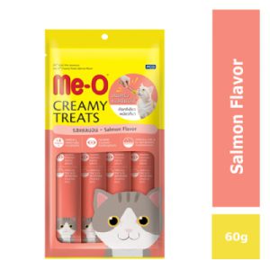 me o creamy treats (salmon flavor 60g – 4 sachets)