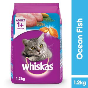 whiskas adult cat food (ocean fish 1.2kg pack)