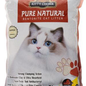 kitty choice pure natural bentonite cat litter 5l flavor coffee
